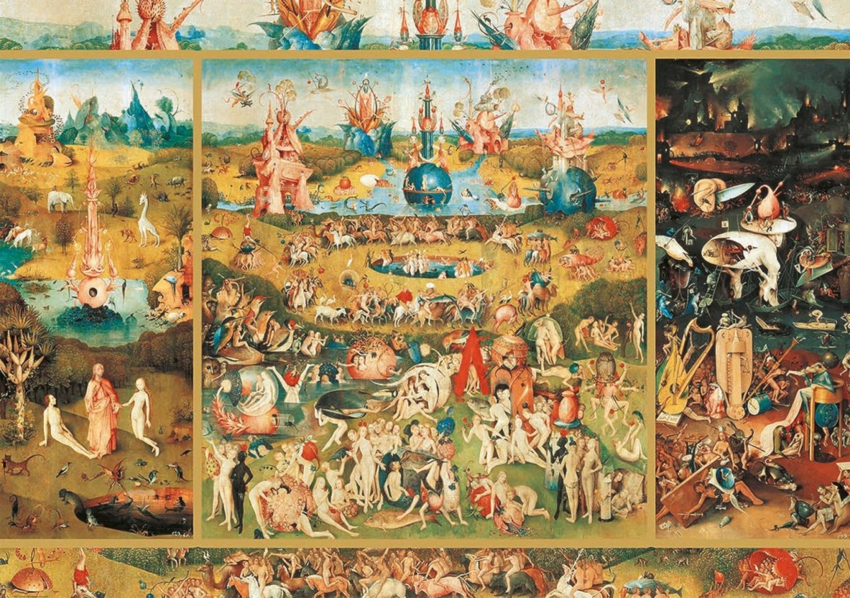 rompecabezas 2000 piezas El jardín de las delicias, Hieronymus Bosch